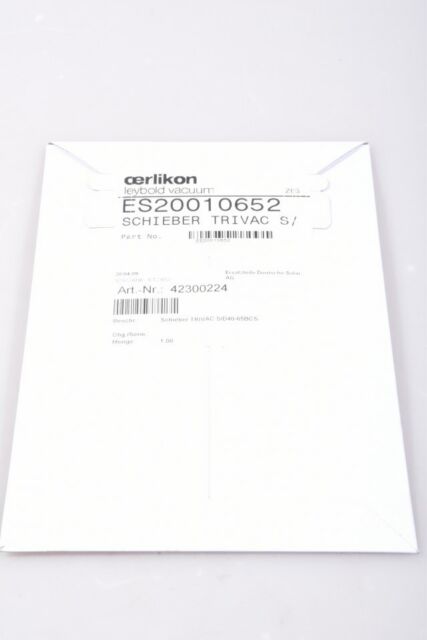 Oerlikon Leybold Vacuum ES20010652 Poussoir Trivac - Neuf Oerlikon Leybold Vacuum ES20010652 Poussoir Trivac - Neuf