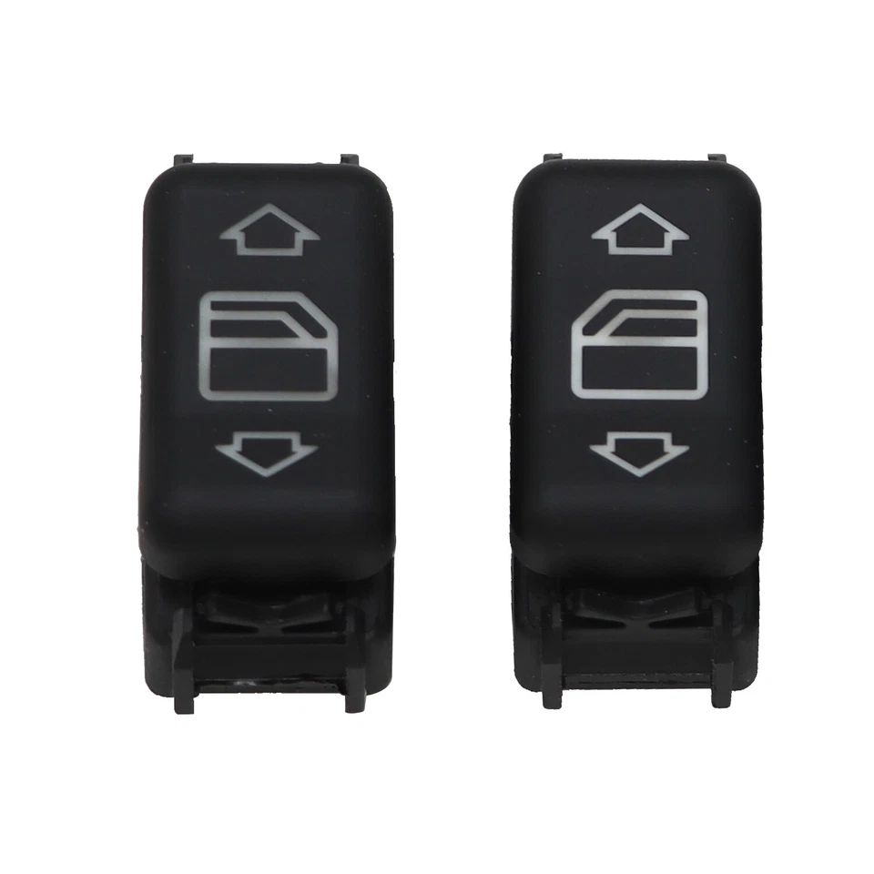 Set of 4 Console Power Glass Switch Fit for Mercedes-Benz 420SEL 300TE 190E — 第 3/4 张图片
