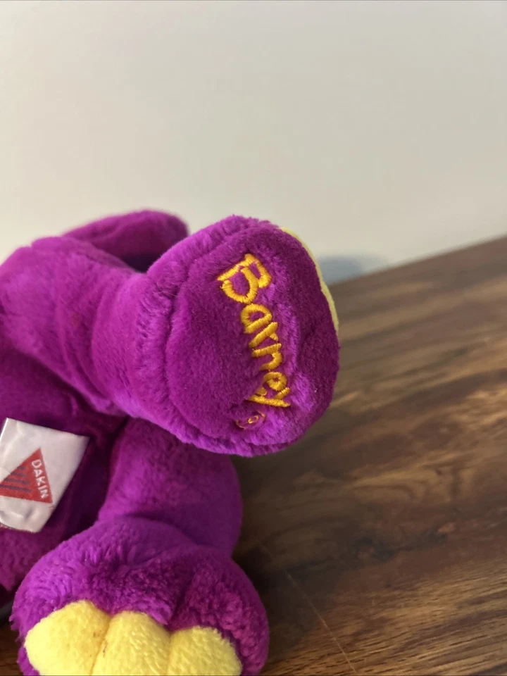 Barney plush toy, open mouth - 13 inches, vintage, 1992 - made by Lyons Group - Image 2 of 4