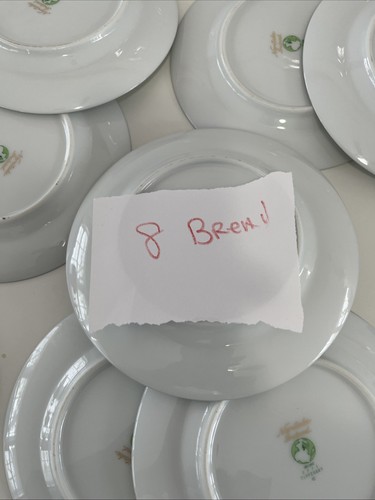 8 NORITAKE IRELAND TIPPERARY silver trim Ireland BREAD PLATE 6.25" - Picture 10 of 10