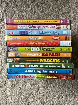 Lot of 11 Kids Dvds Some Still Sealed All in Great Shape