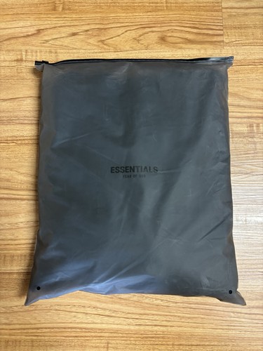 Essentials Fear of God Felpa con Cappuccio Elasticizzata Limousine Nera Uomo Taglia XXL - Foto 5 di 6