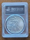 2020 PCGS MS70 Silver Eagle • First Strike • 1 oz .999 Fine Silver Dollar