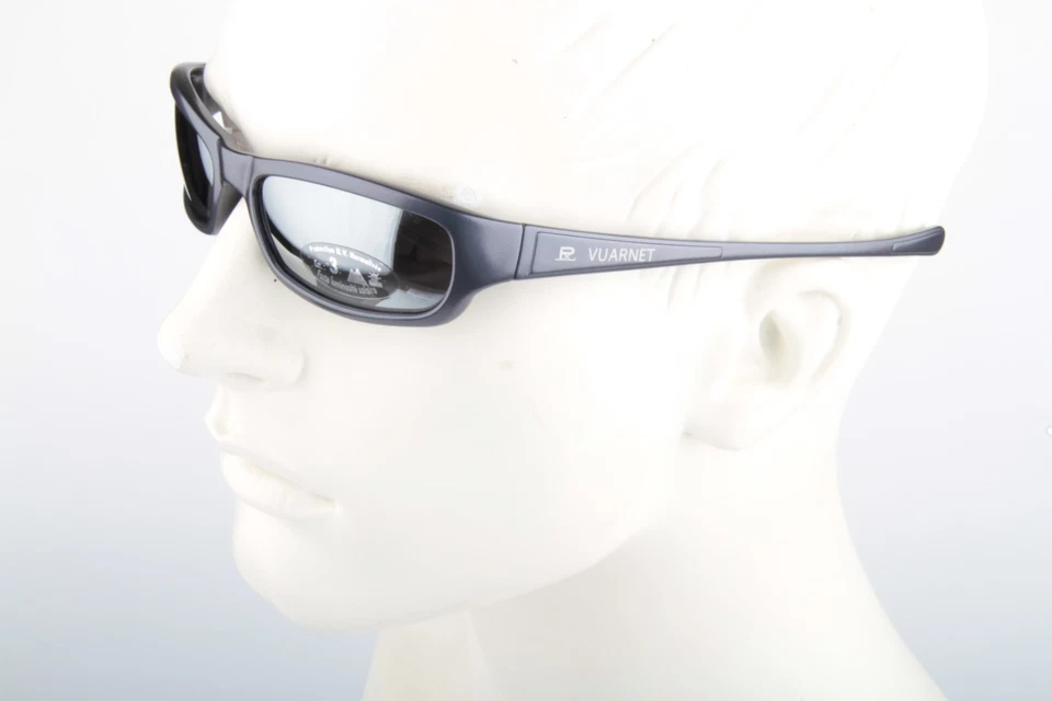 259$ New Vintage Vuarnet 111 Blue Sunglasses Gray mirrored polycarbonate lens - Image 2 of 4