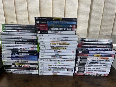 Mixed Lot Of Video Games PS2, Xbox 360, Xbox, Wii,PS3, Xbox One.