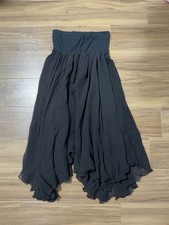 Marc Jacobs Silk Cotton Strapless Gathered Dress Black Size 4 MJ0426052