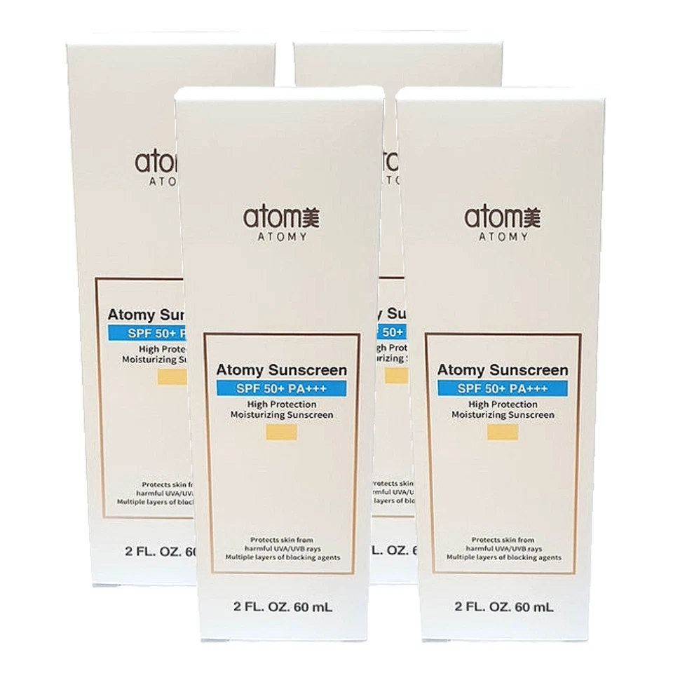 Protector Solar Atomy Beige SPF50+ PA+++ 60ml x 4ea Foto 4 de 4