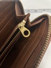 Marc Jacobs Brown Leather Zip Around Wallet With COA — photo 5