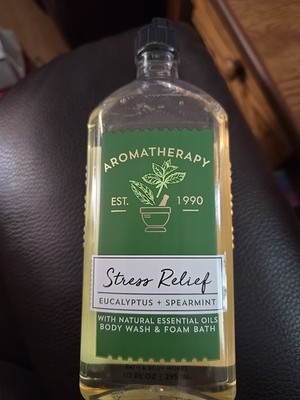 Bath & Body Works Aromatherapy Stress Relief Eucalyptus Spearmint Body Wash 10 