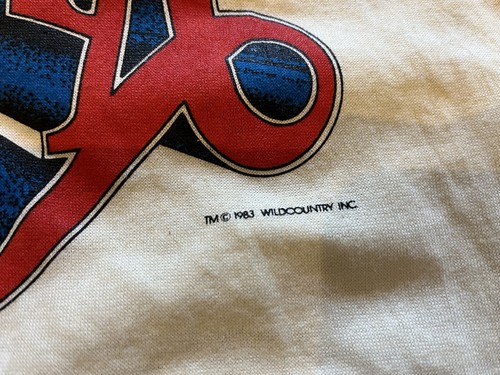 Vintage 1983 Alabama Live Cutoff T Shirt Tee Hoodie Hooded Wildcountry Inc Band - Picture 11 of 15