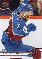 2025-26    Upper Deck Série 1   Devon Toews # 38    Colorado Avalanche