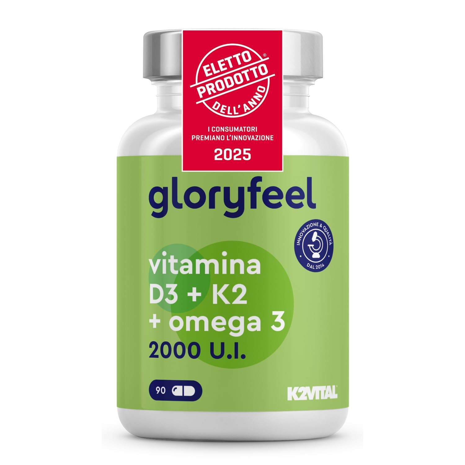 Vitamina D3 K2 Omega 3 90 Softgel - Scelta Sicura Famiglia