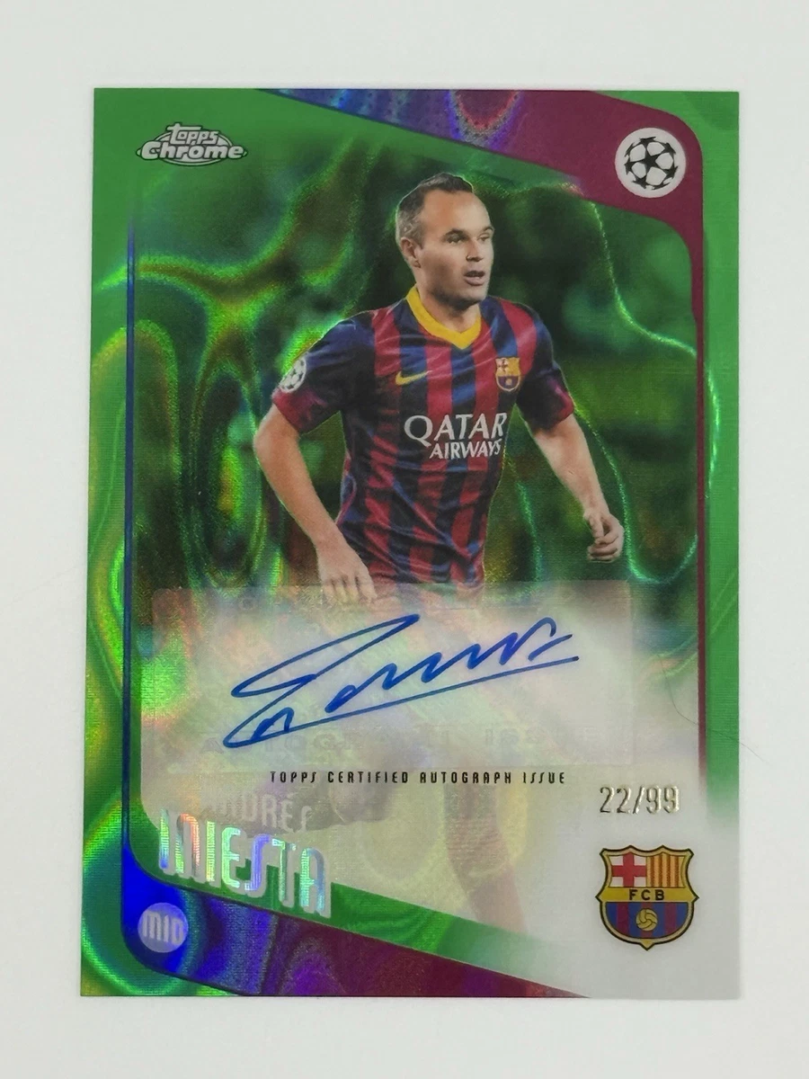 Topps Soccer FC Barcelona Autographed Sports Trading Cards