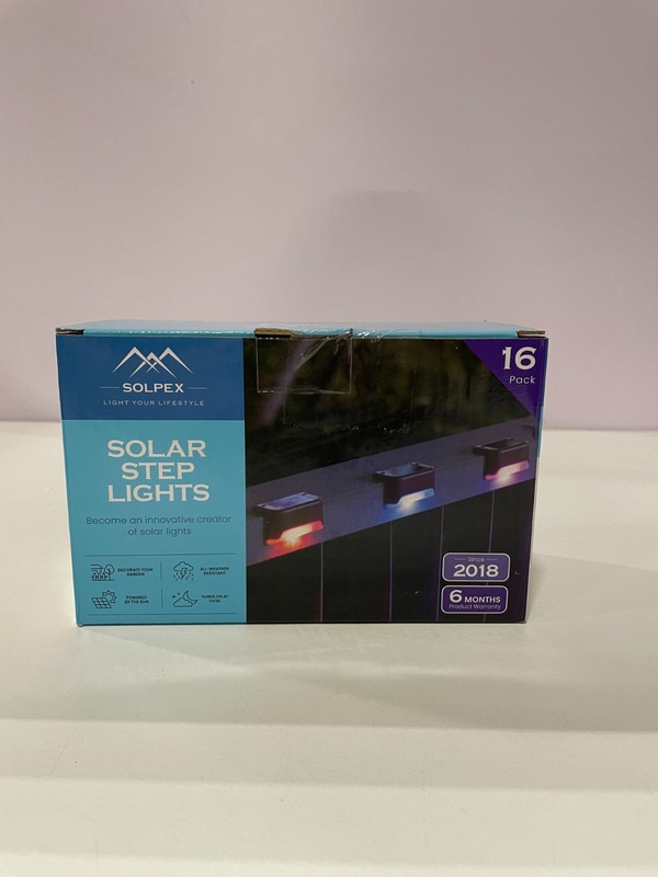 Solpex Solar Step Lights 16 Pack