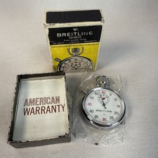 VTG BREITLING Geneve 1/5 First Quality Timer Stopwatch Swiss Works w/box