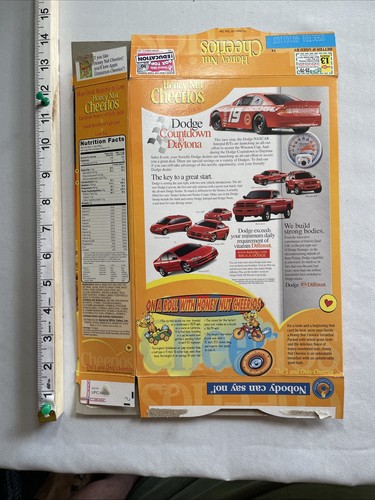 RARE GENERAL MILLS Cereal Box 5 Race Car Set Empty Flat NASCAR Die Cast - Picture 18 of 19