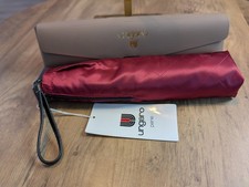 Ungaro Folding Umbrella Burgundy Red With Case NWT