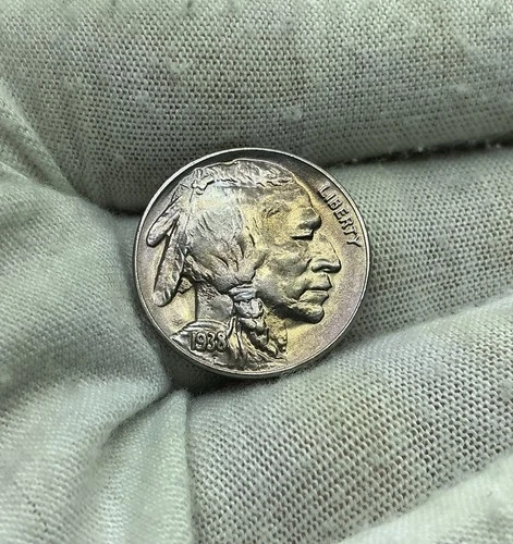 Brilliant GEM Uncirculated 5c 1938-D Buffalo Indian Head Nickel BU Pristine B372