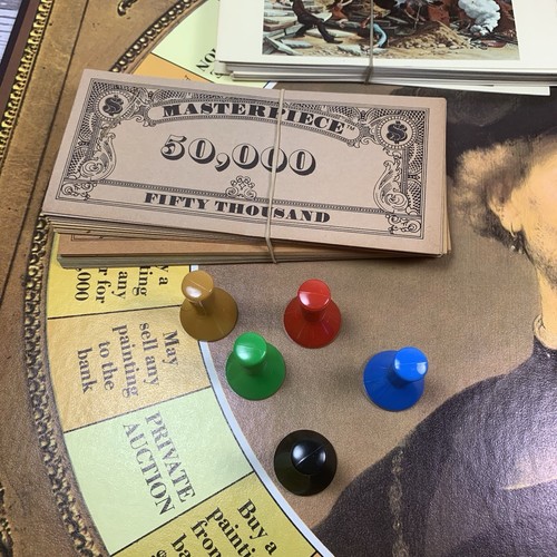 Juego de mesa subasta arte obra maestra vintage 1970 Parker Brothers INCOMPLETO - Imagen 5 de 12