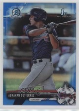 2017 Bowman Chrome Prospects Blue Refractor 118/150 Abrahan Gutierrez #BCP78 s3g