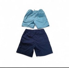 Wonder Nation 2 Pair Boys Comfy Teal and Navy Shorts EUC Size Small 6-7