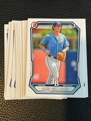 Lot (35x) JAMES QUINN-IRONS Rays 2026 Bowman Baseball ALL paper base card #4