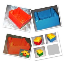 Lego Duplo Eisenbahn Ersatz Stein & Führerhaus für E- Lok  Aufsatz  Nose Nase