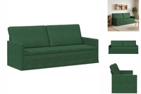 3-Sitzer Sofa DschungelgrüN 190X81X82 Cm Cordstoff