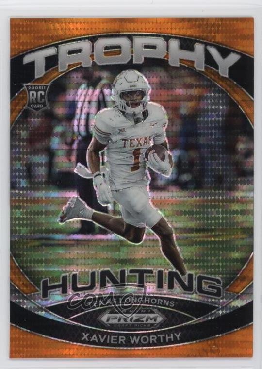 2024 Panini Prizm Draft Picks Orange Pulsar /49 Xavier Worthy Rookie RC 0rd2