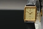 Vintage 1986 Seiko Dolce 7731-5230 SGP Gold Tank Quartz Mens Watch From JAPAN