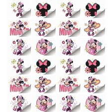 Minnie Mouse Temporary Tattoos 24 Pieces Assorted Disney Designs for Kids...