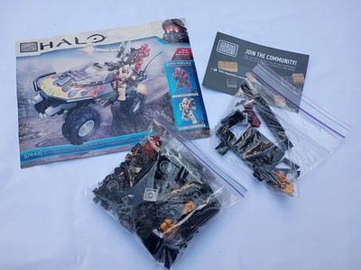 Mega Bloks Halo 97449 Flame Warthog Vehicle Spartan Figures COMPLETE