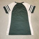 Green Bay Packer Woman's Jersey Rinestones Sequin Lace-up Majestic Fan Fashion M — photo 7