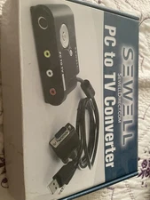 Sewell Direct PC to TV Converter SW-23000 High Quality VGC
