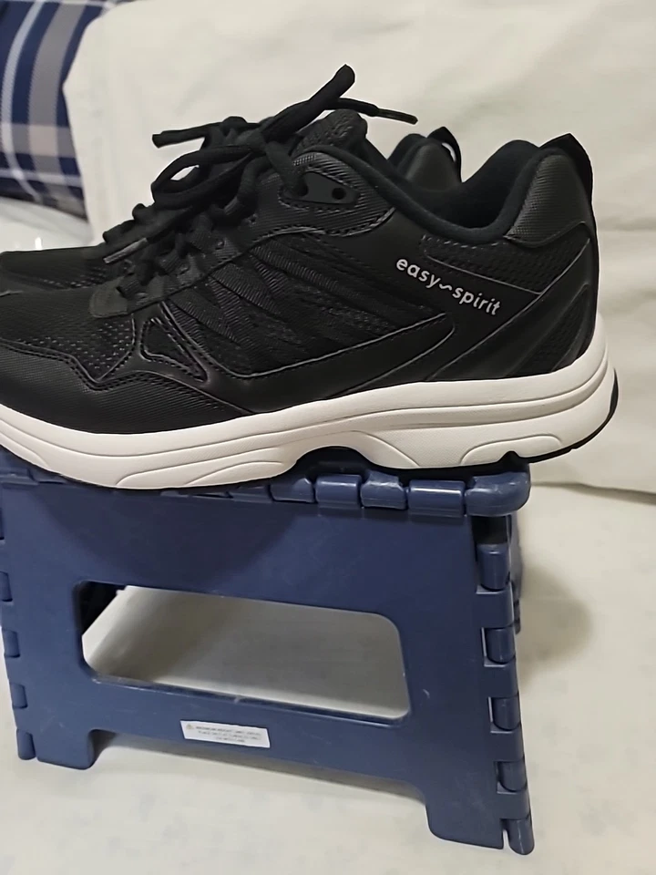 Zapatilla deportiva Easy Spirit para mujer Keagen con cordones negra talla 11 W - leer más abajo Foto 2 de 4