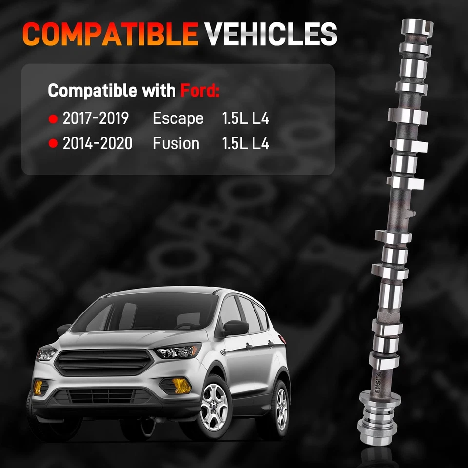 Árbol de levas de escape DS7Z6250E compatible con Ford Escape Fusion 2014-2020 1,5 L L L4 Foto 2 de 4