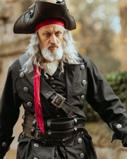 Mytholon Luthor Doppelg&uuml;rtel Leder Schwarz L/XL Larp Mittelalter #15241