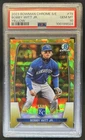 2023 Bowman Chrome Sapphire Bobby Witt Jr. Yellow #/50 Royals PSA 10 GEM MINT