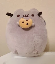 NWT GUND Pusheen Cat Snackable Cookie Plush Toy Stuffed Animal 9.5"