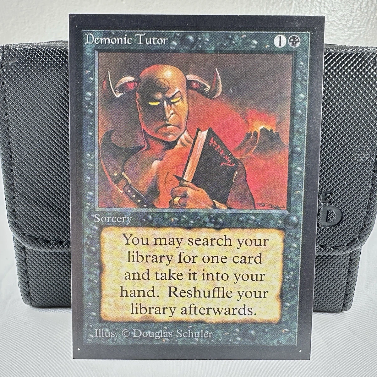 マジック：ザ・ギャザリング Demonic Tutor Beta MTG MTG Limited Edition Beta 1993 Demonic Tutor BGS 9.5 GEM MINT Old