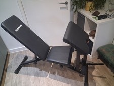 Strongway Adjustable Weight Bench Preacher Curl Leg Extension Collection
