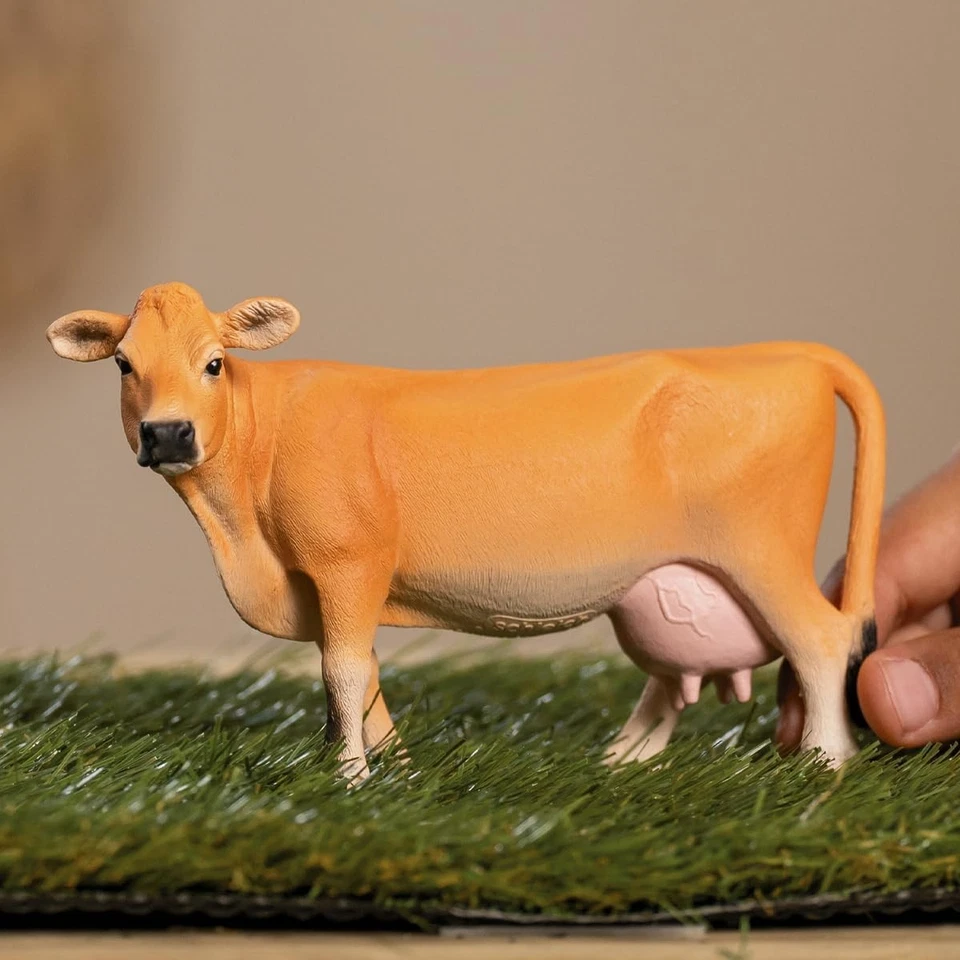 Schleich 13967 Vaca Jersey, a Partir de 3 años, Farm World - Figura, 4 x 14 x 8 - Imagen 4 de 4