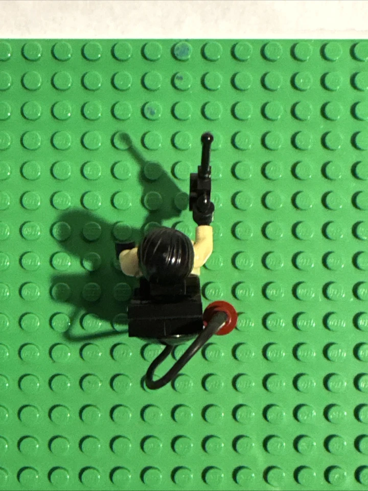 Lego Cazafantasmas Dr. Winston Zeddemore Minifigura W.Z. 75827 con paquete de protones Foto 3 de 3