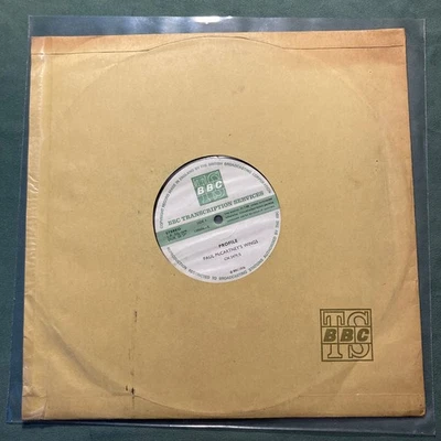 PAUL McCARTNEY'S WINGS PROFILE - BBC TRANSCRIPTION SERVICES - VINILE 12" 1976 - Imagen 1 de 4