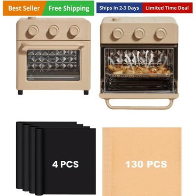 134PCS Air Fryer Liners Compatible with Our Place Wonder Oven 12.7 Quarts, 13...
