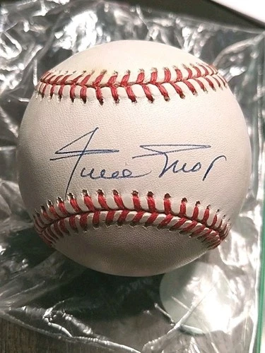 Willie Mays Autograph Official National League Baseball PSA DNA Giants 66388