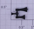 K-Line K2200-27 3-Chime Plastic Ornamental Horn (1)