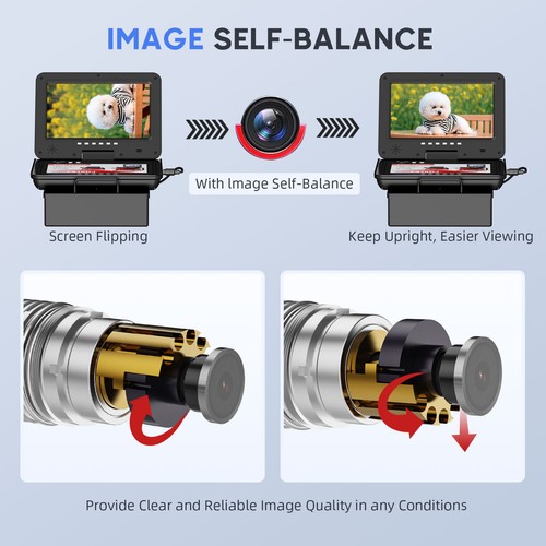 Sewer Drain Inspection Camera with 512hz Locator Self Leveling 10" Pipe Camera - Picture 19 of 23