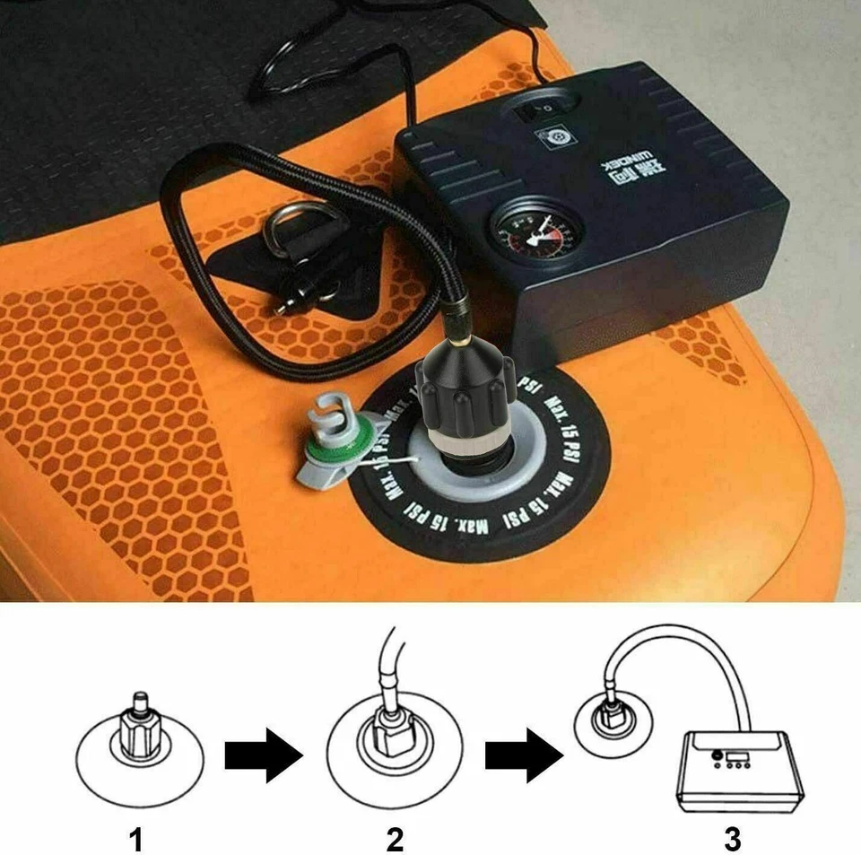 SUP Pumpenadapter Adapter Kompressor für Kompressor Schlauchboot Ventiladapter - Bild 4 von 4
