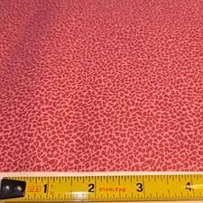 Mill Creek Pink Cotton Fabric Duck 1 Yd X 44" Small Scale Mini Animal Print 